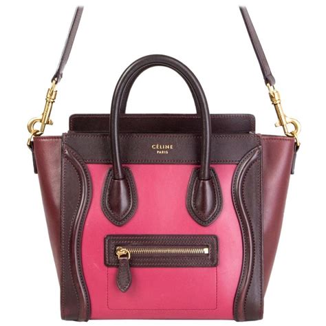 celine bag maroon|luxury Celine handbags.